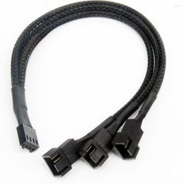 Computerkabels 4 pin y splitter kabel pwm vrouwelijk tot 3/4 moederbord cpu ventilator pc -case extensie adapter koelaccessoire