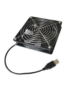 Computerkabels 5V USB Router Cooling Fan Diy TV Box Ball Sleeve koeler met beschermende net bureaublad