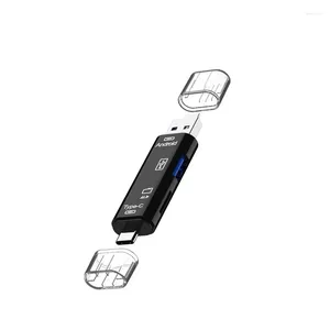 Computerkabels Alles-in-1 USB 3.1-kaartlezer Hoge snelheid Micro SD U-schijf Type-C Geheugen OTG