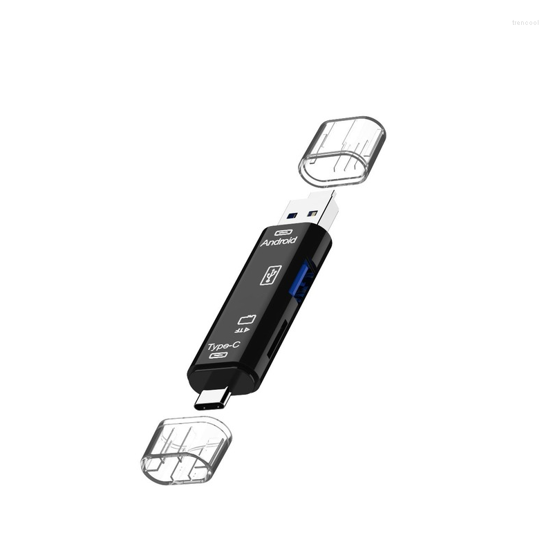 Câbles d'ordinateur tout en 1 lecteur de carte USB 3.1 haute vitesse Micro SD U disque type-c mémoire OTG