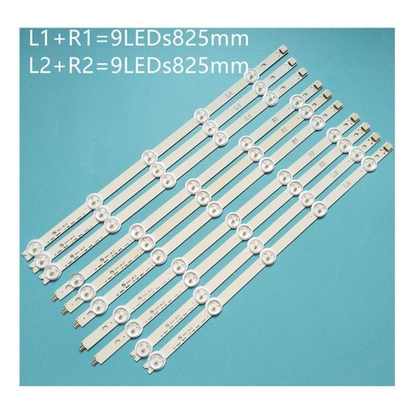 Connecteurs de câbles d'ordinateur 100% 10 pièces/Kit bande de LED pour L G 42 TV 42LA6134 ZB 42LA6136 42LN5300 UB 42LN541C UA LC420DUE SFR4 6916L 1385A 1