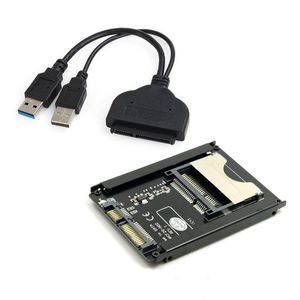 Computerkabels connectoren 22PIN naar USB 3.0 CFast Card Adapter 2,5 inch harde schijf Case SSD HDD -lezer voor pc -laptopcomputer