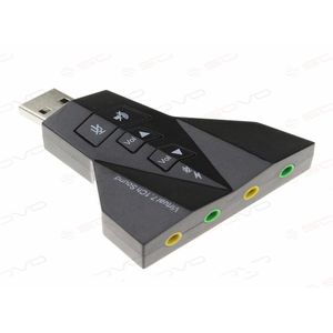 Connecteurs de câbles d'ordinateur 3D Carte son USB externe 71 canal 51 Mic à double écouteur O Adaptateur pour Windows Vistaxp78 Linux59289 DHVWJ