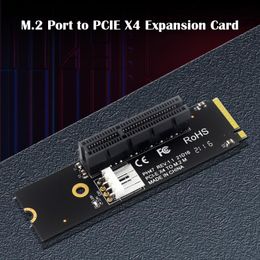 Computerkabels connectoren M.2 SSD NGFF naar PCI-E X4 Uitbreidingskaart PCI-EXPRESS X1/X4/X8/X16 SLOT-ADAPTER SET MET CABLE Desktop Extender A