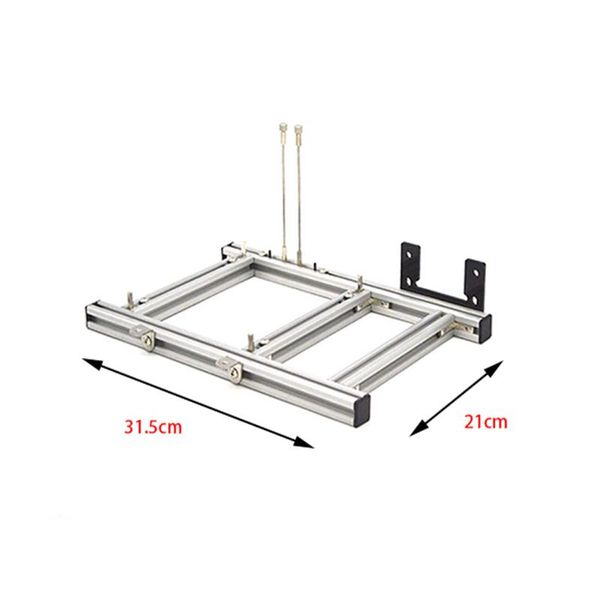 Cables de computadora Conectores Marco abierto Overclock Air Case ITX MATX ATX EATX Banco de pruebas de PC Mini Aluminio HTPC Soporte Tarjeta gráfica Cable Cl