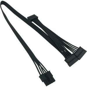 Câbles d'ordinateur connecteurs broches à 3 câbles d'alimentation pour disque dur SATA uniquement pour Cooler Master V550 V650 V750 V850 V1000 alimentation modulaireCompute