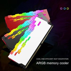 Ordinateur Câbles Connecteurs RA-2 Mémoire Ram Dissipateur Thermique Rgb DDR3 DDR4 Refroidisseur De Refroidissement Radiateur Pour Ordinateur De Bureau ColorfulComputer