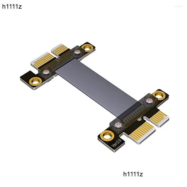 Connecteurs de câbles d'ordinateur S H1111Z PCI Express Extension PCI-E 1X vers Riser Card Graphics Video PCIe Extender Ribbon Flex Drop Deliver Otzw3