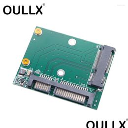 Câbles d'ordinateur Connecteurs S Olx Msata SSD vers SATA 3 Carte adaptateur 2,5 pouces Interface 5 cm Mini Pcie III Drop Delivery Ordinateurs Réseau Otzx1