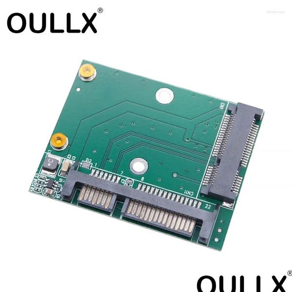 Câbles d'ordinateur Connecteurs S Olx Msata SSD vers SATA 3 Carte adaptateur 2,5 pouces Interface 5 cm Mini Pcie III Drop Delivery Ordinateurs Réseau Oteuy