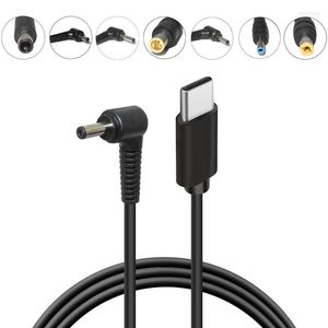 Computer Cables & Connectors Type C PD Converter Universal Laptop Charging Cable Cord Dc Power Adapter For Asus Lenovo Notebook Supply