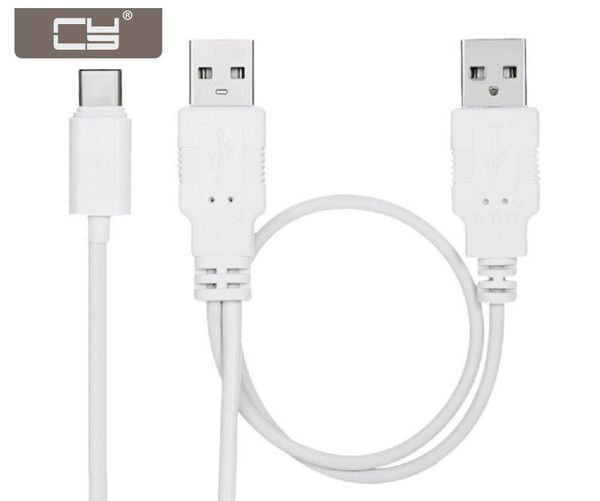 Conectores de cables de la computadora USB 3.1 Tipo C USB-C para dual un cable de datos de potencia adicional y cable para teléfonos celulares.