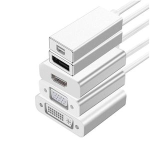 Computerkabels Connectoren USB Type C naar Dvi Hd VGA Displayport Mini Dp-adapter Video-omzetter voor telefoon Laptop Notebook Pc Hdtv Drop Ote3K