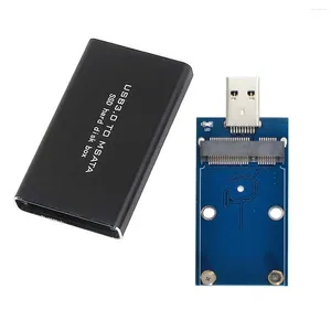 Câbles d'ordinateur Cy Mini PCI-E MSATA vers USB 3.0 SSD PCBA PCBA CONDAPTER CARTE avec boîtier