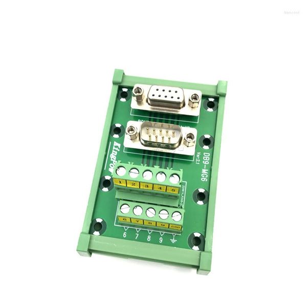 Câbles d'ordinateur DB9 MG22 Double tête sans soudure bornier relais Module cadre DR9 Port série mâle et femelle carte adaptateur