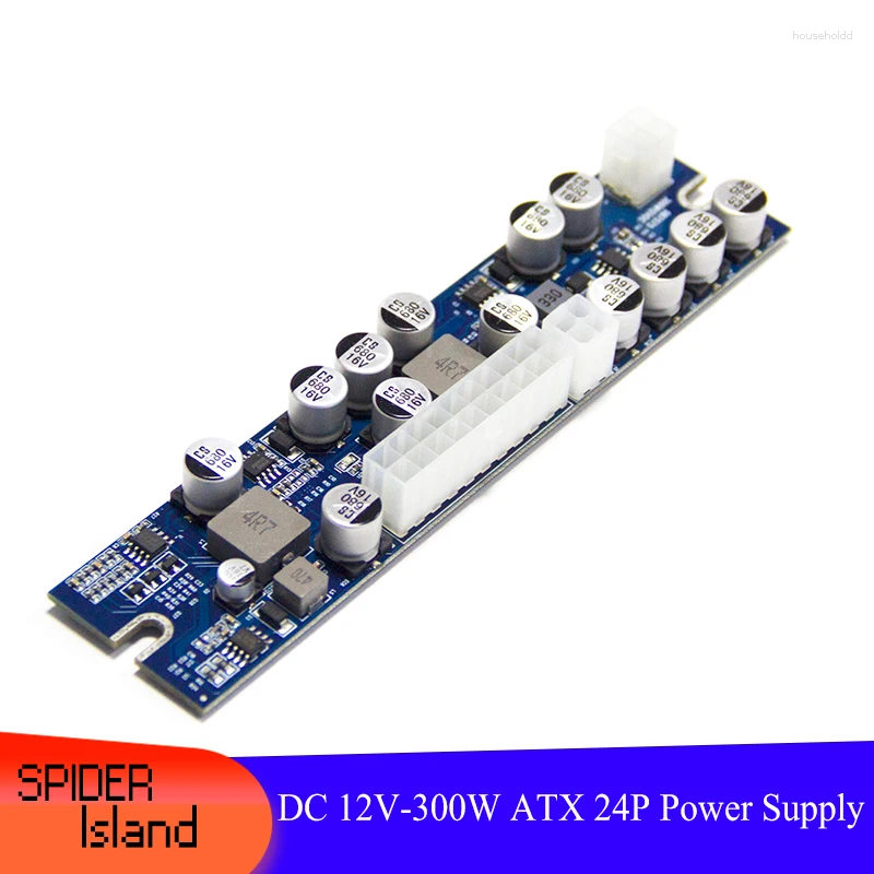 Computer Cables DC 12V 300W ATX Peak PSU Pico Switch Mining 24pin MINI PC Power Supply For Module