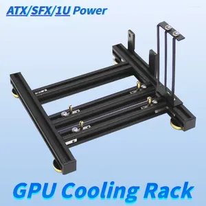 Câbles d'ordinateur Diy External Graphics Carte Refracte Rack Bracket ATX SFX Power Base Dual GPU Holder Video Fixe Fixe