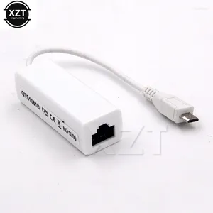 Computer Kabels Est Micro USB 2.0 5 Pin Naar Ethernet 10/100 M RJ45 Netwerk Lan-kabel Adapter Card Connector voor Tablet