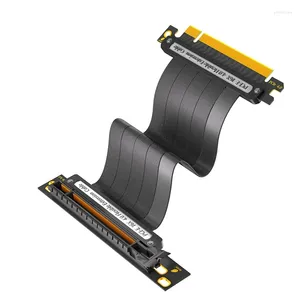 Câbles de l'ordinateur Câble Câble de haute qualité PCIe 4.0 16x 64 Go Speed GPU Riser pour carte (90 degrés) longueur 30cm