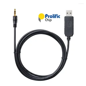 Cables de computadora FreeSAT V8 Super Satélite Receptor IPTV Decodificador Prolífico USB RS232 a 3,5 mm Conector dorado Actualización Actualización Cable flash