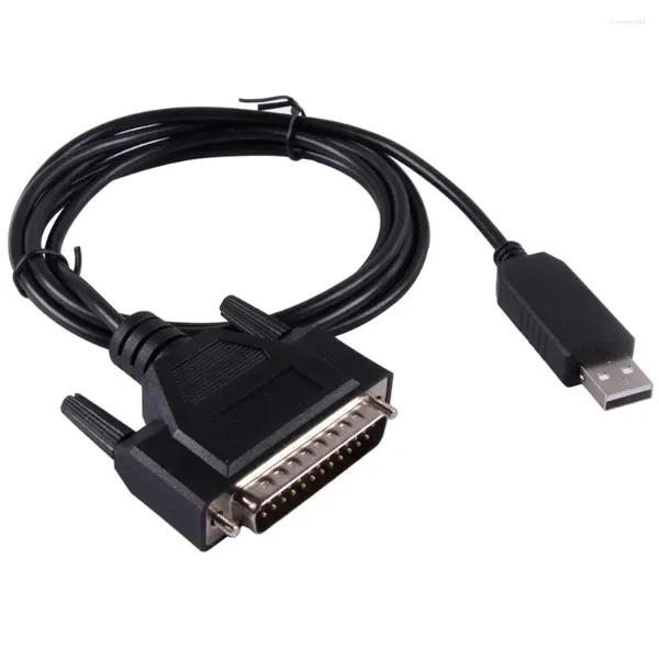 Cables de computadora FTDI USB a RS232 Conector macho DB25 de 25 pines Cable adaptador en serie Controles CNC Programación Compatib C-232R US-232R