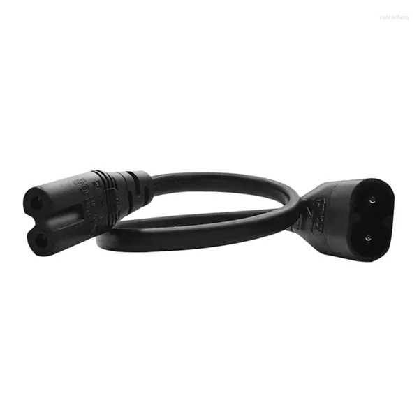 Cables de computadora IEC 320 2 pines C7 hembra a C8 macho Figura 8 Cable de extensión del adaptador de corriente para altavoz e impresora (0,3 M)