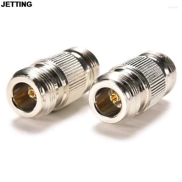 Cables de computadora JETTING 1pc tipo N conector hembra para enchufar adaptador Coaxial RF recto doble caída