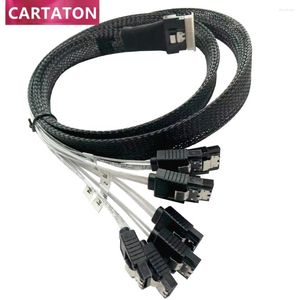 Computerkabels Mini SAS 38P SFF-8654 8i tot 8 SATA Server Data Transmission Line Cable