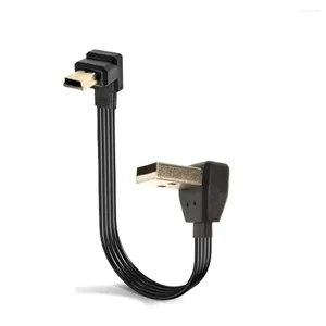 Computerkabels Mini USB Linksonder Rechts Schuin 90 ° 2.0 NAAR 5pin Kabel Voor Camera MP4 Tablet 0.2 M 0.3 M 0.5 1 M