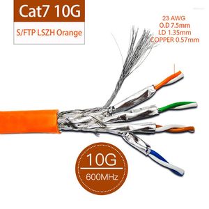 Cables de computadora Cable de red Lan Gigabit Cat6 UTP FTP 10GBit Cat6A Cat7 SFTP Instalación Cables de cobre sin oxígeno interior LSZH