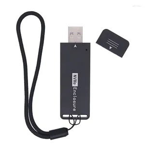 Câbles d'ordinateur Boîtier NVME Boîtier SSD vers USB Adaptateur M.2 Boîte 10 Gbps USB3.1 Type-A PCIe M2 pour lecteur 2230 2242