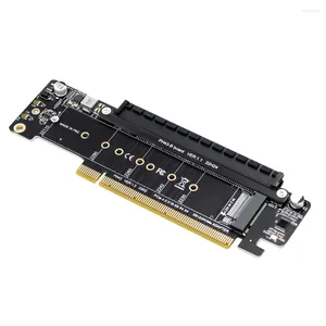 Câbles d'ordinateur PCIE 4.0 Channel Splitter Expansion Riser Card 8 4 4Hyper Ultra Quad VROC M.2 NVMe Port