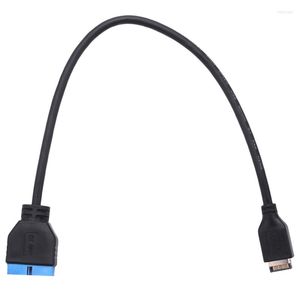 Promotion de câbles d'ordinateur - En-tête de panneau avant USB 3.1 vers câble d'extension USB 3.0 20 broches pour carte mère ASUS 20 cm