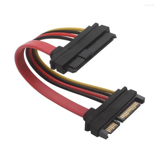 Cables de computadora SAS a SATA SFF-8482 Cable de extensión Raid de unidad de disco duro de 29 pines y 22 pines con 15 puertos de alimentación