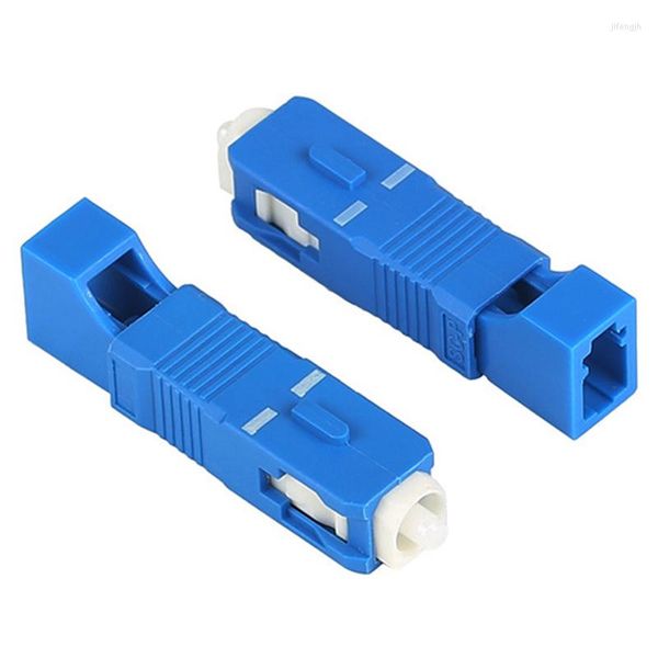 Câbles d'ordinateur SC mâle à LC femelle monomode fibre optique hybride adaptateur optique convertisseur