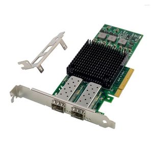 Câbles informatiques ST7321 Broadcom NetXtreme BCM57810 Carte réseau serveur PCIeX8 à 2XSFP Fibre optique LC 10 Gigabit Ethernet