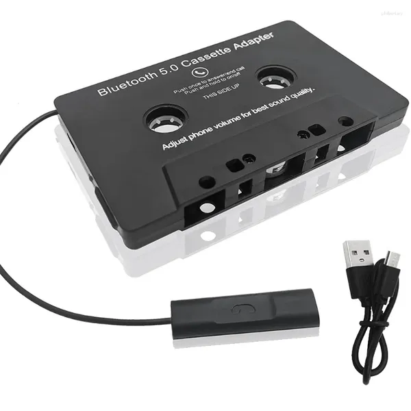 Câbles d'ordinateur Cassette universelle Bluetooth 5.0 Convertisseur Adaptor Converter Car Tape Audio pour la musique stéréo AUX
