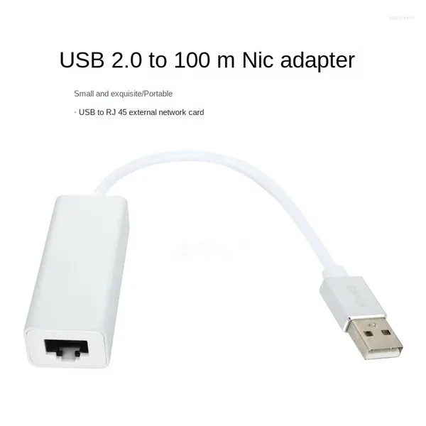 Câbles d'ordinateur USB 2.0 vers RJ45 LAN Ethernet, adaptateur réseau pour Apple Mac MacBook Air, ordinateur portable