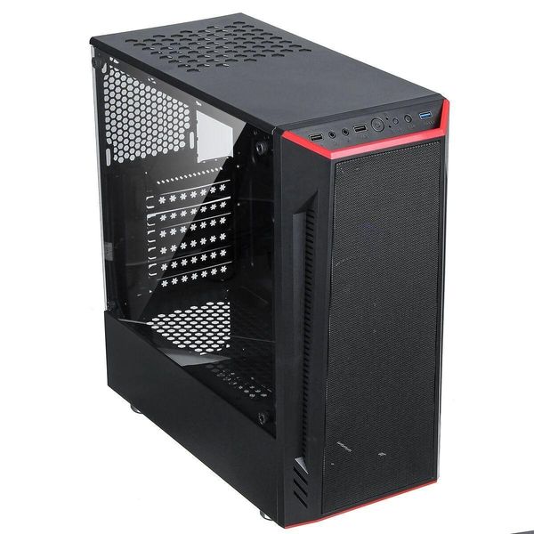 Cajas de computadora Caja de escritorio Atx/Matx/Itx USB3.0 Panel permeable lateral acrílico Mainframe para juegos Drop Delivery Computadoras Redes C Otbo5