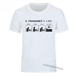 Computercode Programmeur Life T -shirt Engineer Programmeur T -shirt Vintage Esthetische heren Gedrukte T -stukken Druppel Shipng 220509