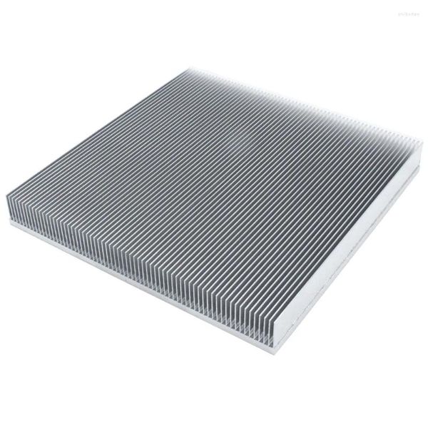 Dissipateur thermique à ailettes en aluminium, 200x200x25mm, radiateur de refroidissement pour Dissipation électronique LED LCD