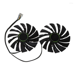 Refrigeraciones de computadora 2 unids 95 mm PLD10010S12HH 6PIN Gráficos Tarjeta de video Enfriador VGA Fan para MSI GTX970