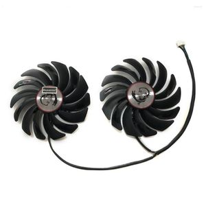 Refirings de computadora 2pcs/set gtx 1060 1080 1070 VGA GPU Ventilador de refrigeración para el refrigerador para MSI GTX1080/GTX1070/GTX1060 Tarjeta de gráficos de juegos