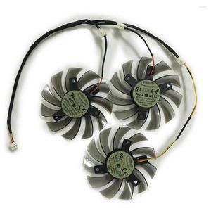 Computerboelingen 3 stcs/set R9 270x T128010SM/PLD08010S12H GPU 3PIN GRAFISCHE FAN VOOR GIGABYTE GV-R787OC-2GD GV-R787WF3 GV-R927XOC-kaarten