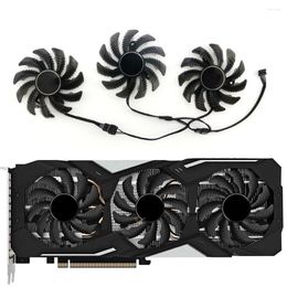 Refroidissements d'ordinateur 77mm pour Gigabyte GTX1660 1660S 1660ti Gaming PLD08010S12HH T128010SU ventilateur de refroidissement de carte graphique