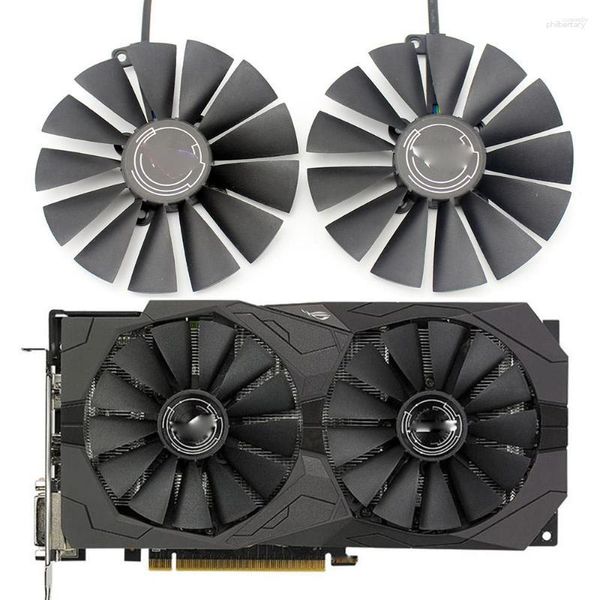 Refroidissements d'ordinateur 95MM PLD10010S12H ventilateur refroidisseur pour ASUS ROG STRIX Dual RX 470 570 AMD RX470 RX570 refroidissement de la carte vidéo de jeu