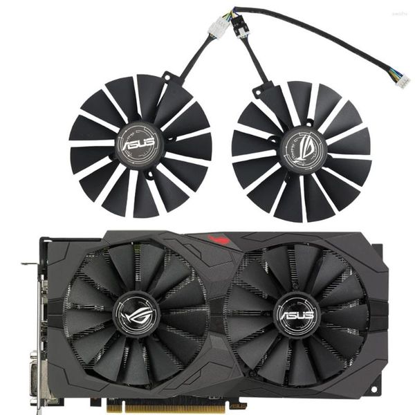 Enfriamiento de computadora 95MM PLD10010S12H RX580 470 ventilador de refrigeración de tarjeta gráfica para ASUS ROG Strix GTX 1050 1080 GAMING GTX1050Ti 1080Ti GUP