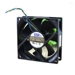 Computer Coolings Autic AVC 8025 12V 0.35A DS08025B12U P134 Doble bola Max Airflow Rate Fan
