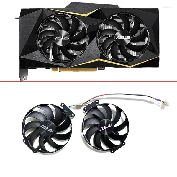 Fantin de refroidissement des ordinateurs 90 mm T129215SU T129215BU 6PIN GTX1660 1660S Carte graphique pour ASUS GTX 1660-O6G-SI GTX1660S-O6G-SI GPU