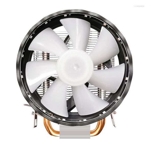 Ventilateurs de refroidissement pour ordinateur Tour de radiateur CPU 120MM Double tube de cuivre Ventilateur vertical silencieux Prend en charge Intel LGA 775 1366 115X 1200 AMD 754 AM2